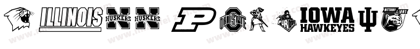 NCAA Southern Miss 1字体转换
